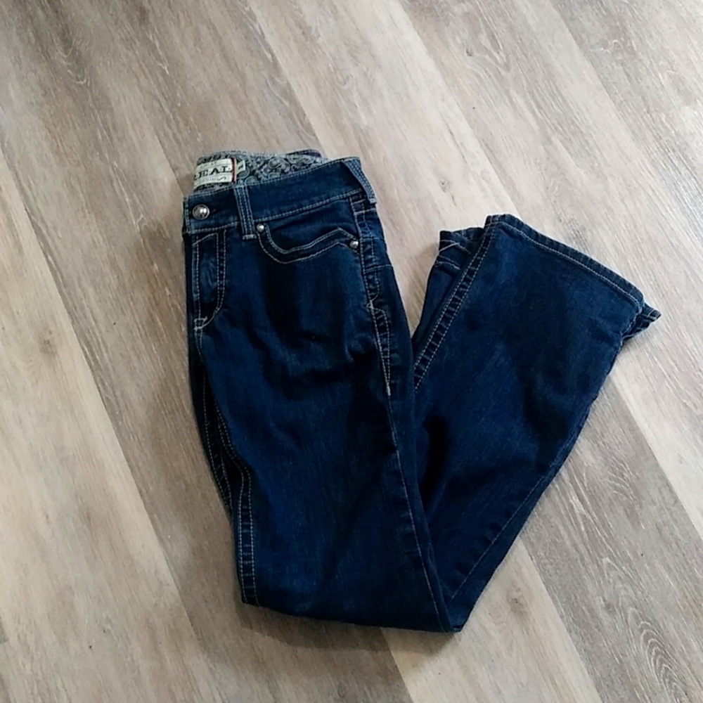 Blue cut pants color blue